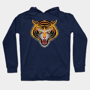 Tiger head illustration Hoodie